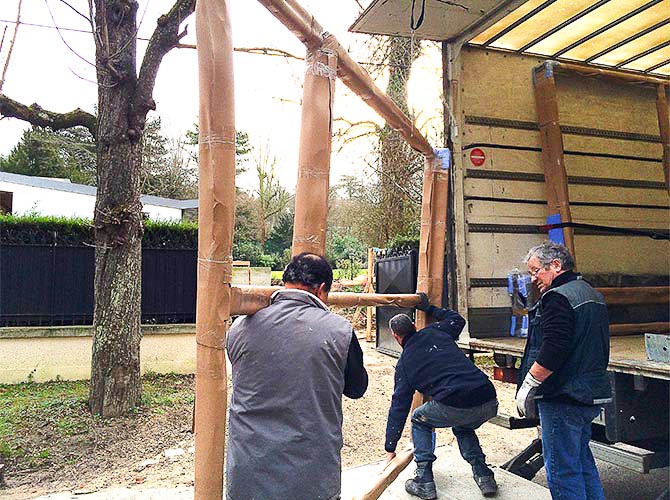 France-Maisons-idf. Très grandes baies. Livraison des menuiseries