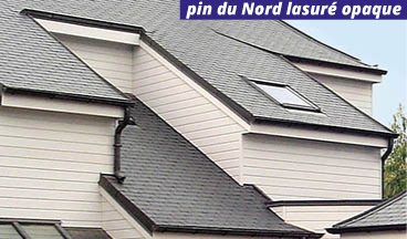 Bardage pin du nord