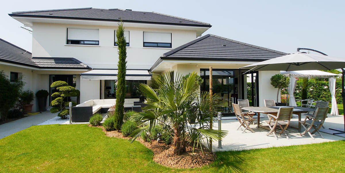 Maison contemporaine, design à l'Italienne, Plateau de Saclay, Essonne