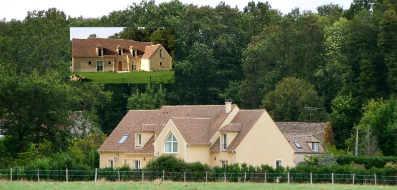 La grande longère ile de France du bout des prés et des parcs à chevaux