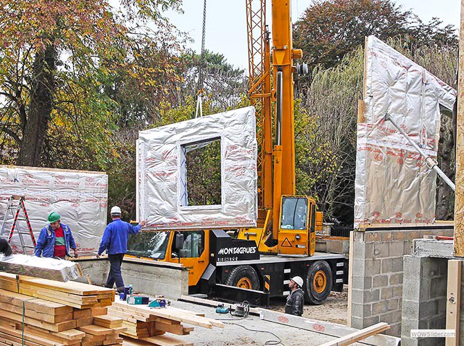 France-Maisons-idf Construction d'une maison bois